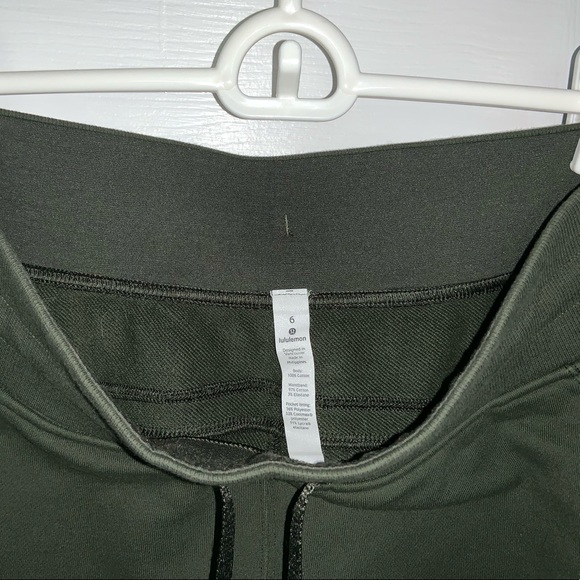 Lululemon Joggers Olive Green size 6 - Picture 5 of 5
